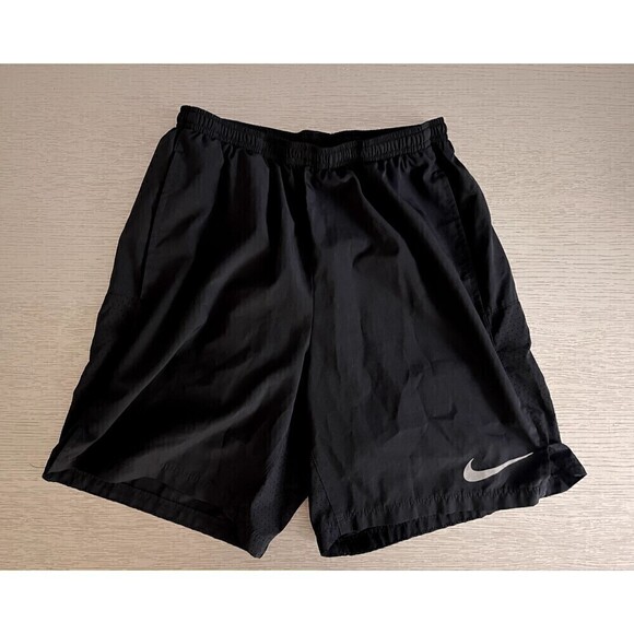 Nike Pro Men's Dri-FIT Attack Training Shorts Black Active Small Running Linered - Picture 1 of 6